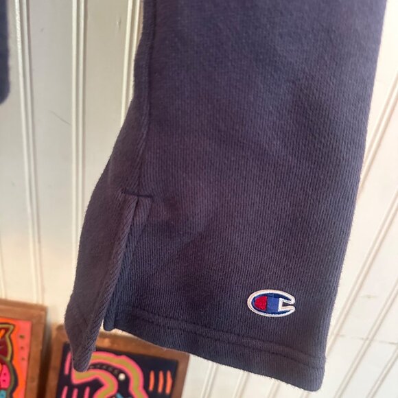 Champion Reverse Weave Colorblock Hoodie X-Small Red/Gray/Blue Cotton Blend - Picture 6 of 7